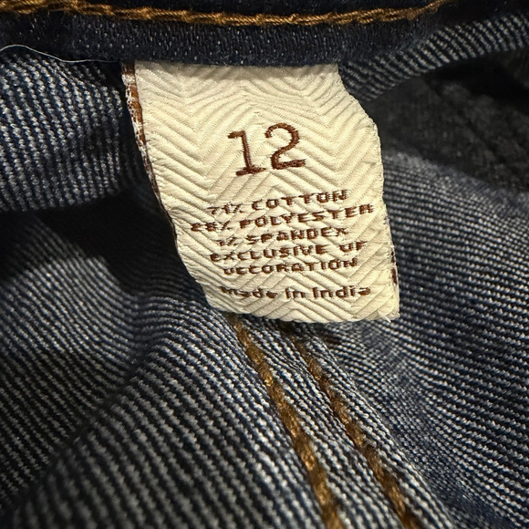 Women's Sonoma Blue Curvy Bootcut Mid Rise Jeans Size 12 - Picture 4 of 5